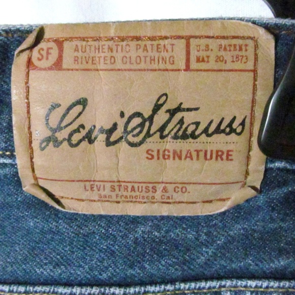 Levi Strauss Signature Jeans Size 12 Relaxed Fit - Picture 6 of 6